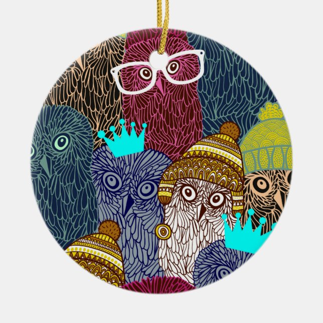 Kronenschale Keramik Ornament (Vorne)