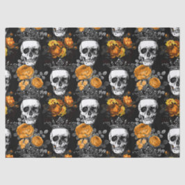 Kronenschalen mit orangen Rose Seidenpapier