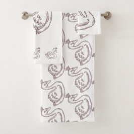 Kronenschwan Badhandtuch Set