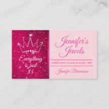 Kronjuwelenzubehör Sparkle Pink Bling Lady