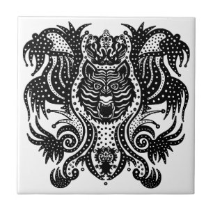 Kronkönig oder Königin Fliese