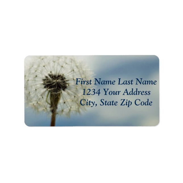 Kronleuchter Adressaufkleber (Vorne)