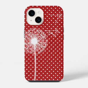 Kronleuchter auf gequlippten Polka-Punkten iPhone 14 Hülle
