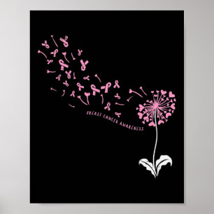 Kronleuchter Brustkrebs-Bewusstsein Rosa RIbbon-Un Poster