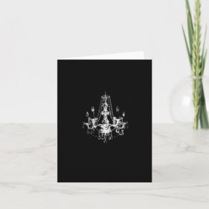 Kronleuchter Elegance ~ Karte / Einladungen