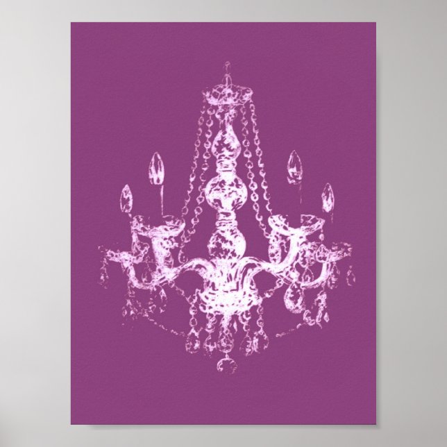 Kronleuchter Elegance ~ Print / Poster (Vorne)