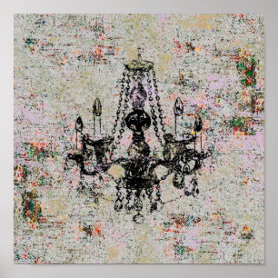 Kronleuchter Elegance ~ Print / Poster