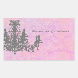 Kronleuchter - FARBE / FORM / GRÖSSE Rechteckiger Aufkleber