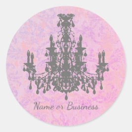 Kronleuchter - FARBE / FORM / GRÖSSE Runder Aufkleber