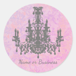 Kronleuchter - FARBE / FORM / GRÖSSE Runder Aufkleber