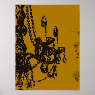 Kronleuchter-Glamour ~ Print / Poster