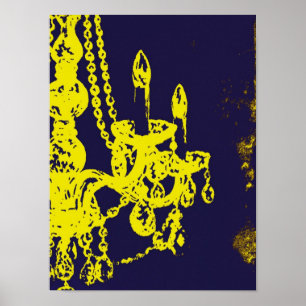 Kronleuchter-Glamour ~ Print / Poster