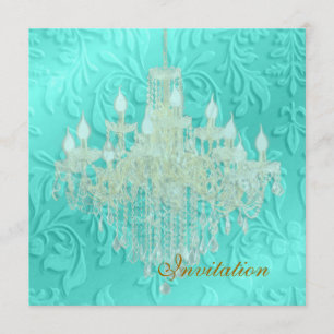 Kronleuchter, Hochzeits Einladungen