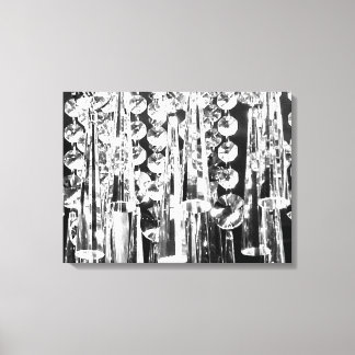 Kronleuchter Kristalle zur Dekoration der Wand! Leinwanddruck