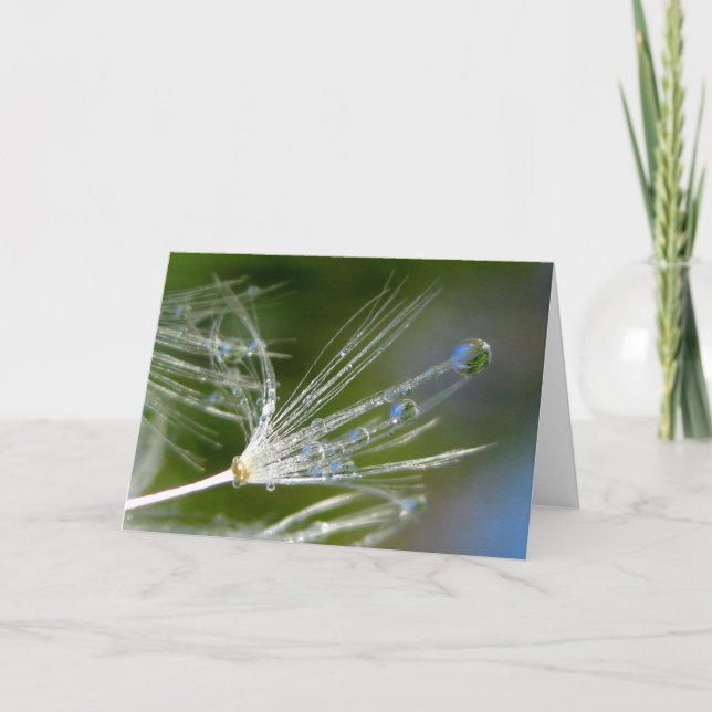Kronleuchter mit Poesie der Natur Karte (Vorderseite)