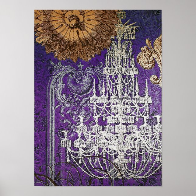 Kronleuchter Romance ~ Poster / Print (Vorne)