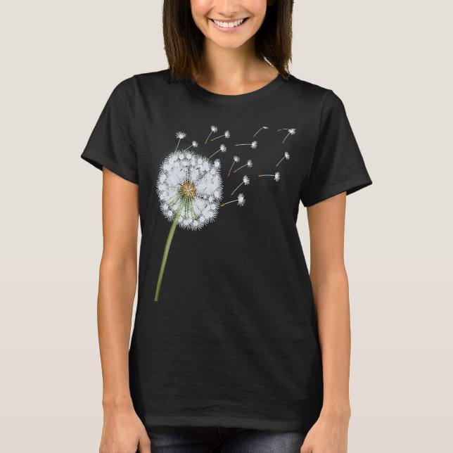 Kronleuchter, vom Wind geblasene Samen machen eine T-Shirt (Vorderseite)