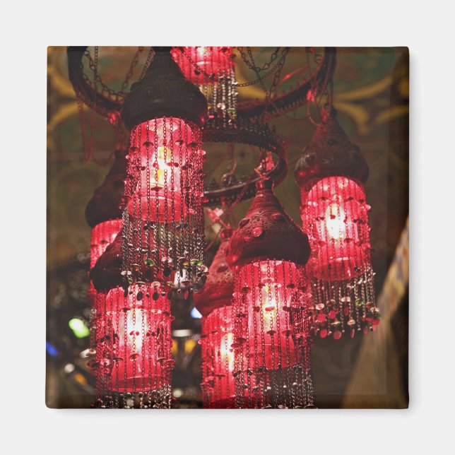 Kronleuchter zum Verkauf, Khan el Khalili Bazaar, Magnet (Vorne)