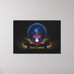 Krono Dynamic Fantasy Fraktal von Xzendor7 Leinwanddruck