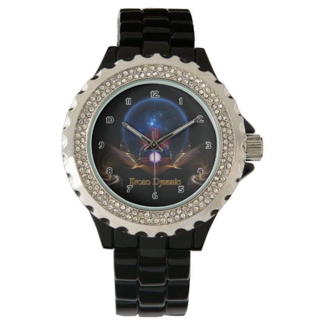 Krono Dynamic Fraktal Art Wrist Watch Armbanduhr (Vorderseite)