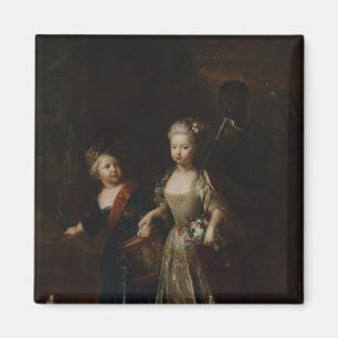 Kronprinz Frederick II mit Schwester Magnet