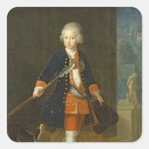 Kronprinz Frederick II Quadratischer Aufkleber