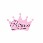 Kronprinzessin Freistehende Fotoskulptur<br><div class="desc">Prinzessin Crown Decor</div>