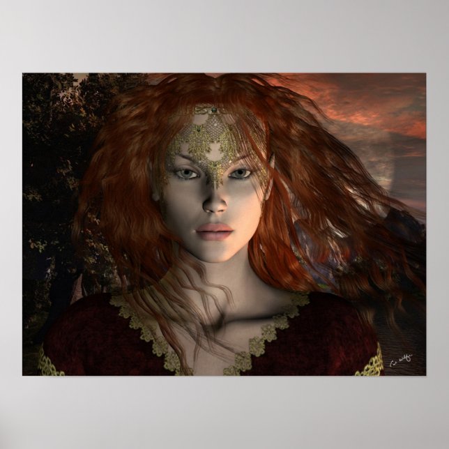 'Kronprinzessin' Print Poster (Vorne)