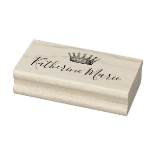 Kronprinzessin Royal Personalisiert Gummistempel
