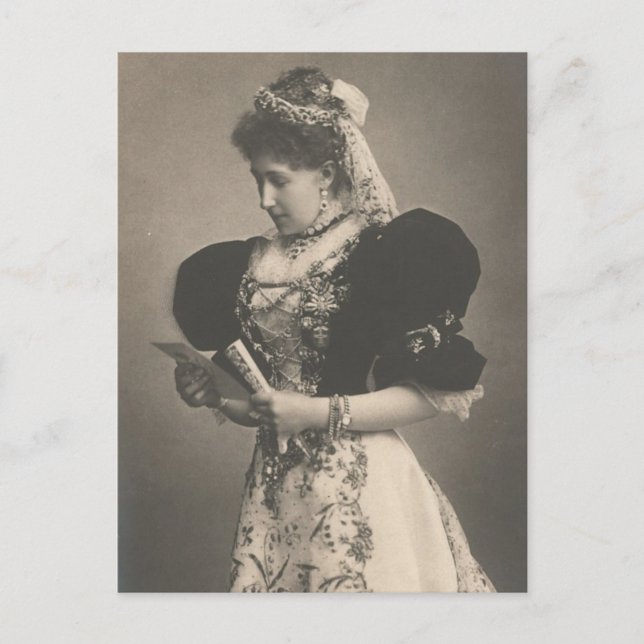 Kronprinzessin Stephanie von Österreich #057H Postkarte (Vorderseite)