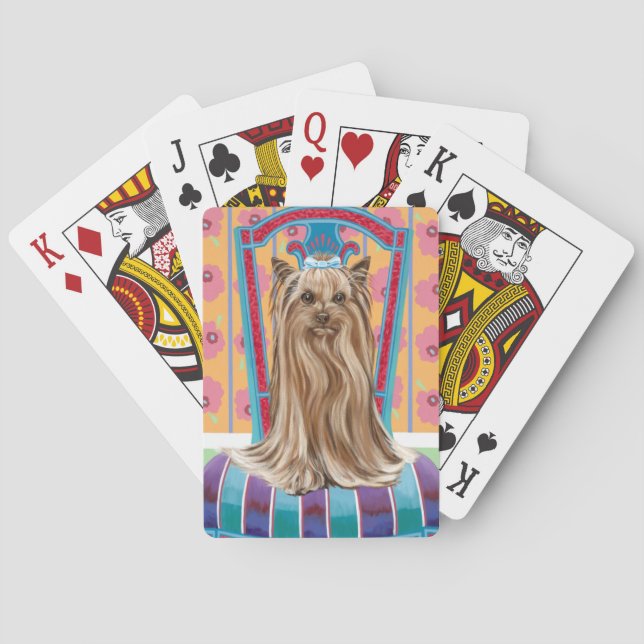 Kronprinzessin Yorkie Spielkarten (Rückseite)