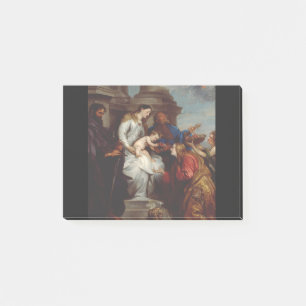 Krönung der heiligen Rosalia von Anthony van Dyck Post-it Klebezettel