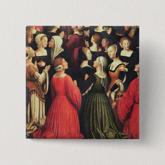 Krönung der Jungfrau, 1513 (Öl auf Platte) (det Button (Vorderseite)