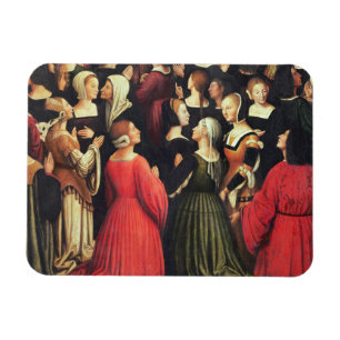 Krönung der Jungfrau, 1513 (Öl auf Platte) (det Magnet