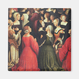 Krönung der Jungfrau, 1513 (Öl auf Platte) (det Magnet