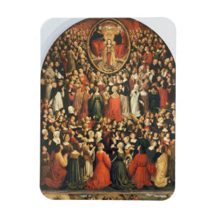 Krönung der Jungfrau, 1513 (Öl auf Platte) Magnet