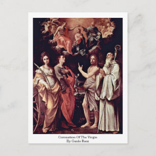 Krönung der Jungfrau durch Guido Reni Postkarte