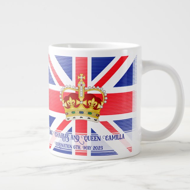 Krönung der King Charles III Coffee Tasse (Rechts)