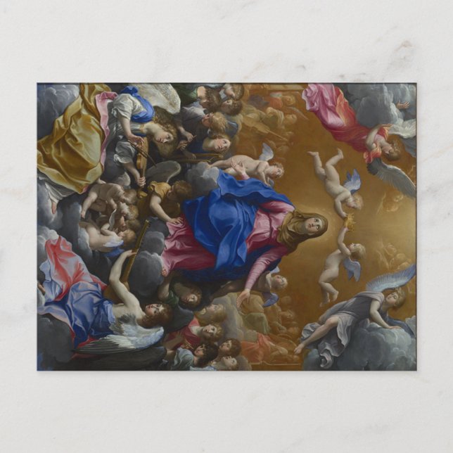 Krönung der Mary Post Card Postkarte (Vorderseite)