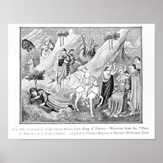 Krönung des Großen Khans Poster (Vorne)