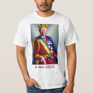 Krönung des T - Shirt König Charles III