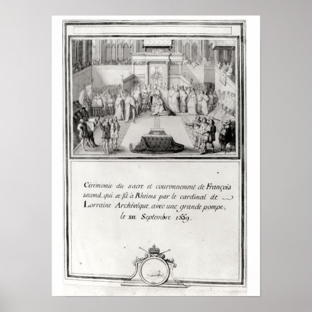 Krönung von Francis II Poster (Vorne)