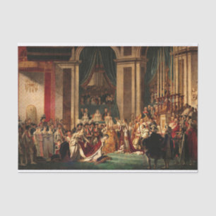 Krönung von Napoleon und Kronleuchter von Josephin Seidenpapier