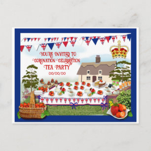 Krönungsfeier Party Einladung