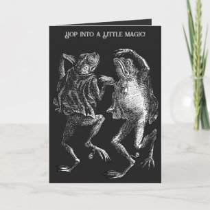 Kröten tanzen am Sabbat Dictionnaire Infernal Karte