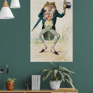 Krötenzeichnung Poster