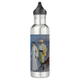 Kroyer - Der Künstler und seine Ehefrau am Strand Edelstahlflasche