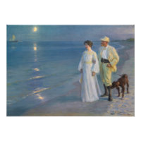 Kroyer - Der Künstler und seine Ehefrau am Strand
