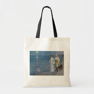Kroyer - Der Künstler und seine Frau am Strand Tragetasche