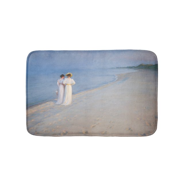 Kroyer - Sommer-Abend am Skagen Beach Badematte (Vorderseite)